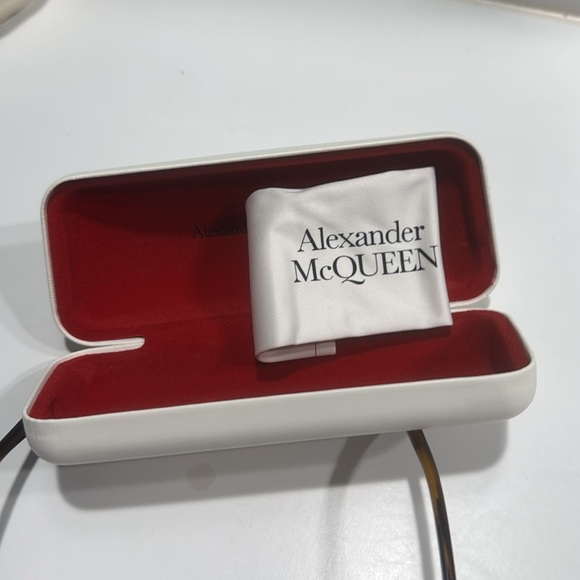 Alexander McQueen 54mm Square Sunglasses Yellow blue main image 6